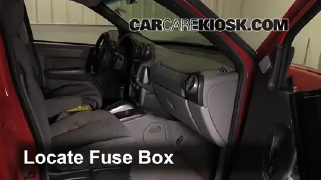 2001 Pontiac Aztek 3.4L V6 Fuse (Interior) Check